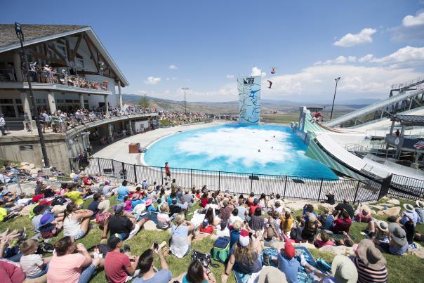 Aerial Show on most Saturdays in the Summer at the park.