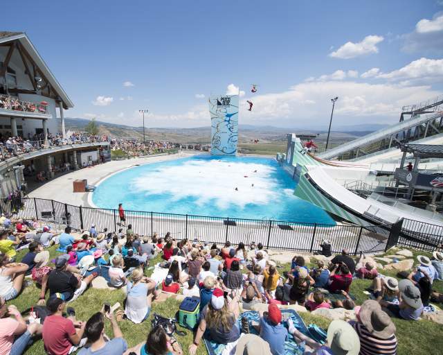 Aerial Show on most Saturdays in the Summer at the park.