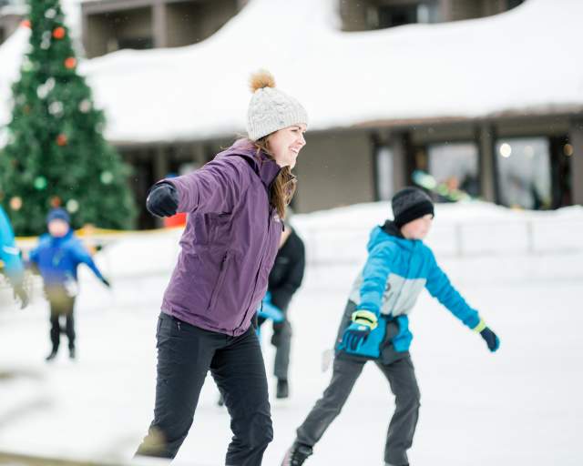 Family Ice Skating