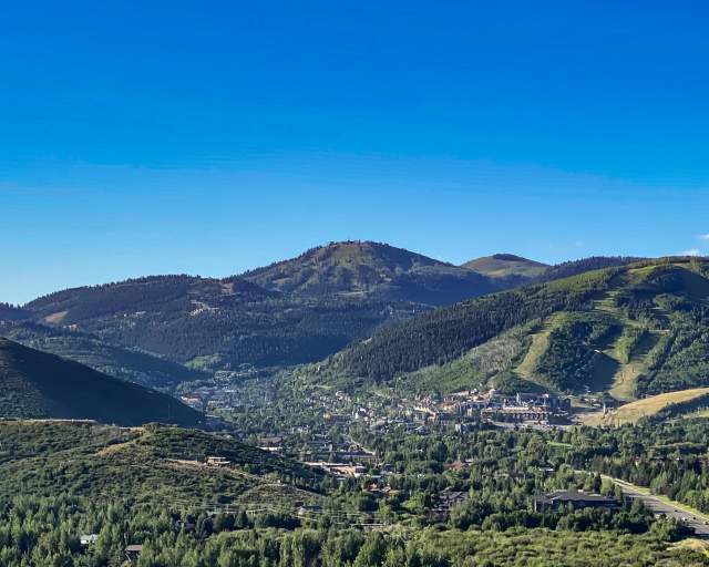 Scenic View of Old Town from Quarry Hill Trail