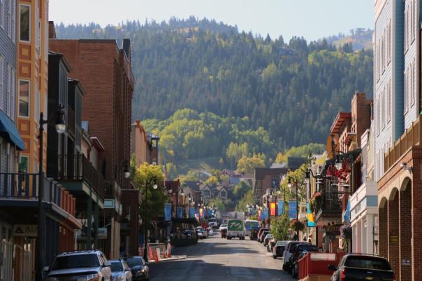 Historic Main Street in Park City, Utah