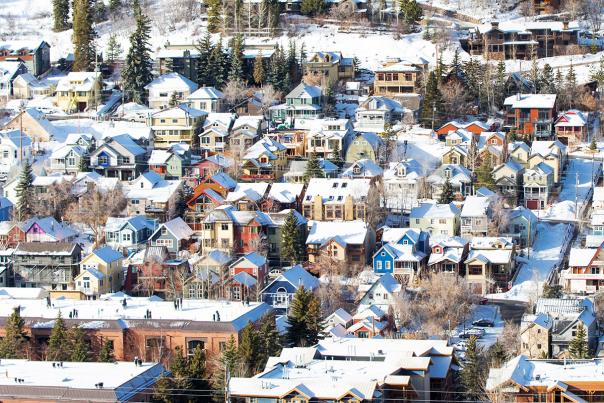 Overlooking Park City, Utah