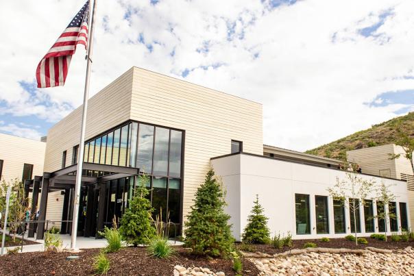 Street view of the Christian Center building in Park City, UT