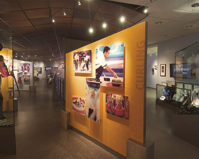 Curling exhibit at Utah Olympic Park