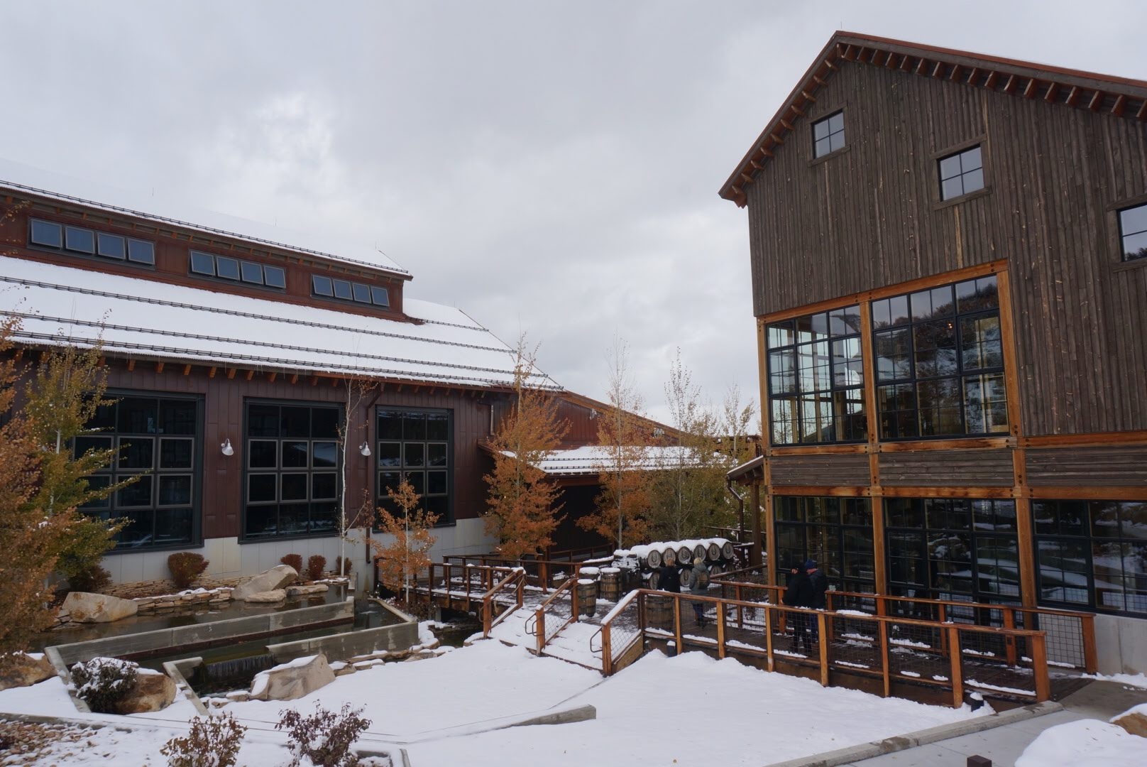 Outdoor view of Refractory in the winter