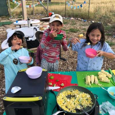 Fall After School in the Garden