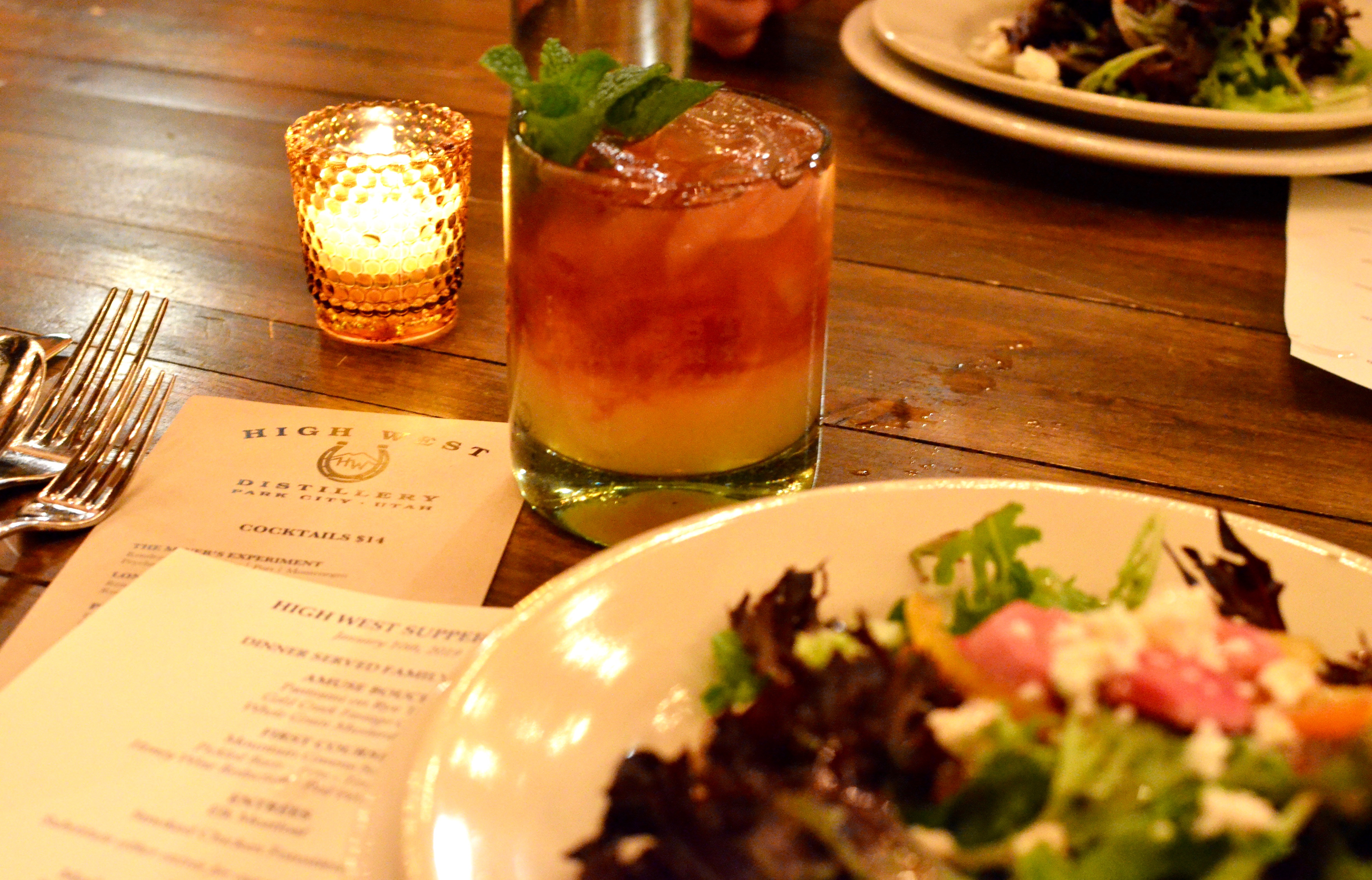 a Salad and a Cocktail