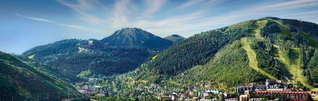 View of Park City's Historic District in Summer