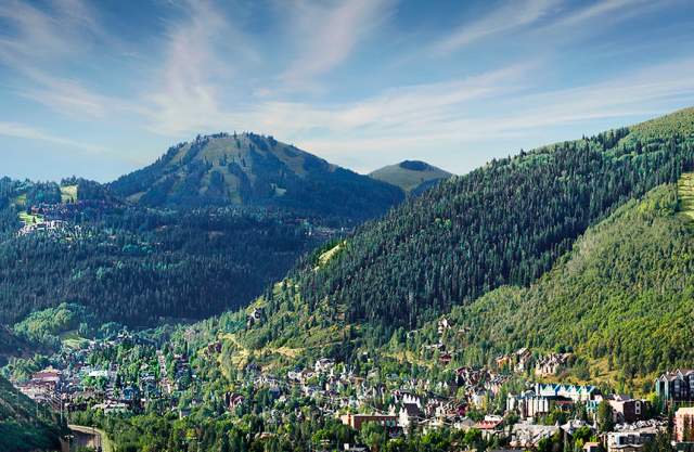 View of Park City's Historic District in Summer