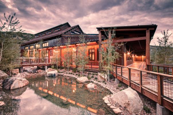 High West refractory and restaurant at dusk