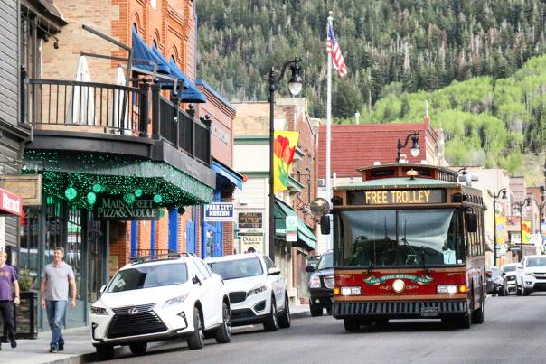 Free Trolley on Park City's Historic Main Street