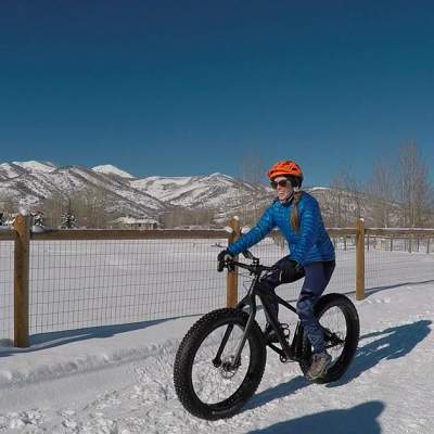 Snow Biking on Willow Creek Trail