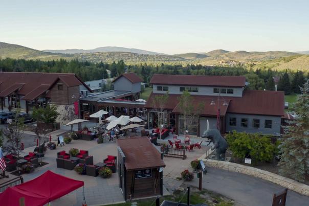 Ariel view of Silver Star Cafe